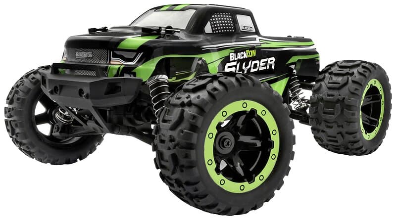 BLACKZON Slyder MT 1/16 4WD Electric Monster Truck Green