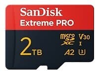 SanDisk Extreme PRO microSDXC 2TB UHS-I (SDSQXCD-2T00-GN6MA)