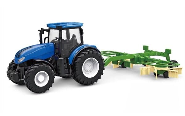 Amewi Rc Traktor Med Roterande Kratta Liion 500Mah Blå/6+
