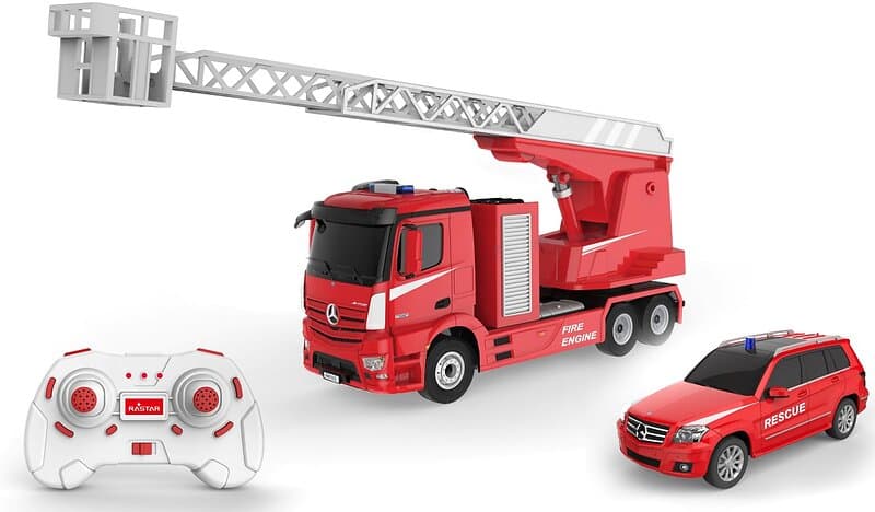 Rastar Mercedes-Benz Antos Fjernstyret Brandbil Redningsbil 2,4G