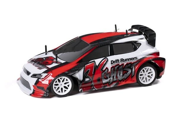 Toymax Ghost R/C 1:10 2,4Ghz 7,2V 300Mah, Ni-Mh, Red