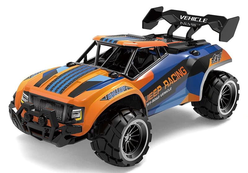 Toymax Jeep Racing R/C 1:18 2,4G 3,7V Li-Ion, Blue/Orange