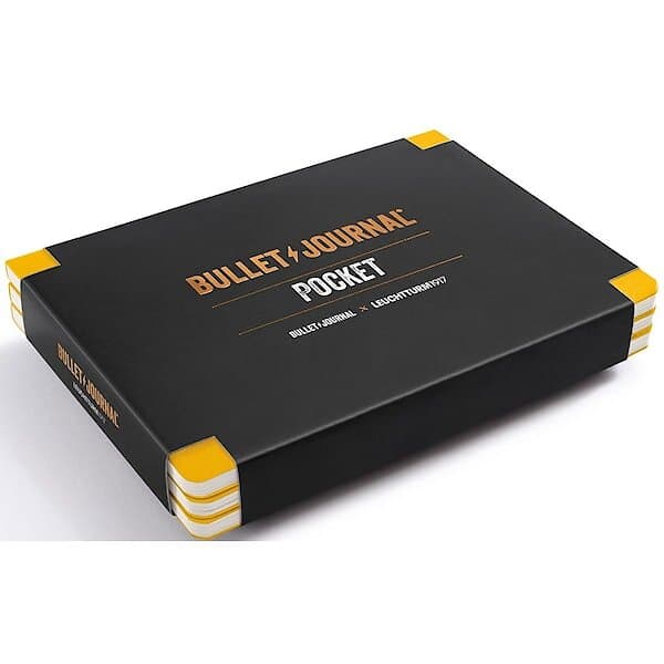 Adlibris Bullet journal A6 Prickad Yellow 3-pack Leuchtturm1917