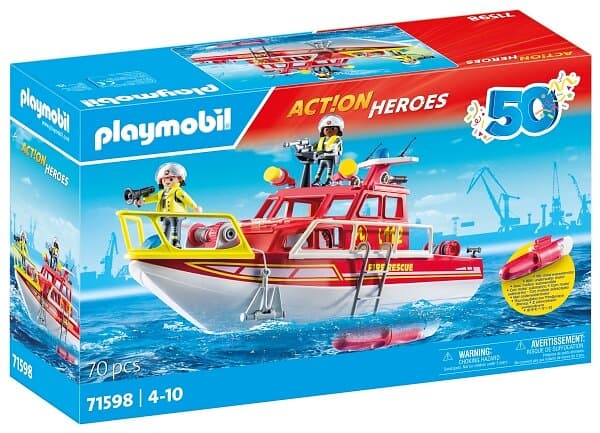 Playmobil Action Fire Rescue Boat