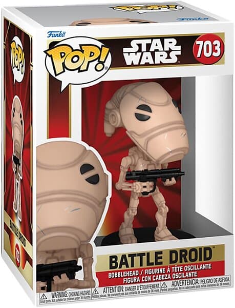 Funko ! POP Vinyl SW Battle Droid Figur