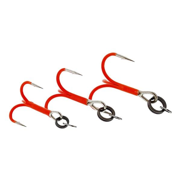 Westin Fishing Rigged Seatrout Treble Hooks Uv Orange #4 (4-pack)