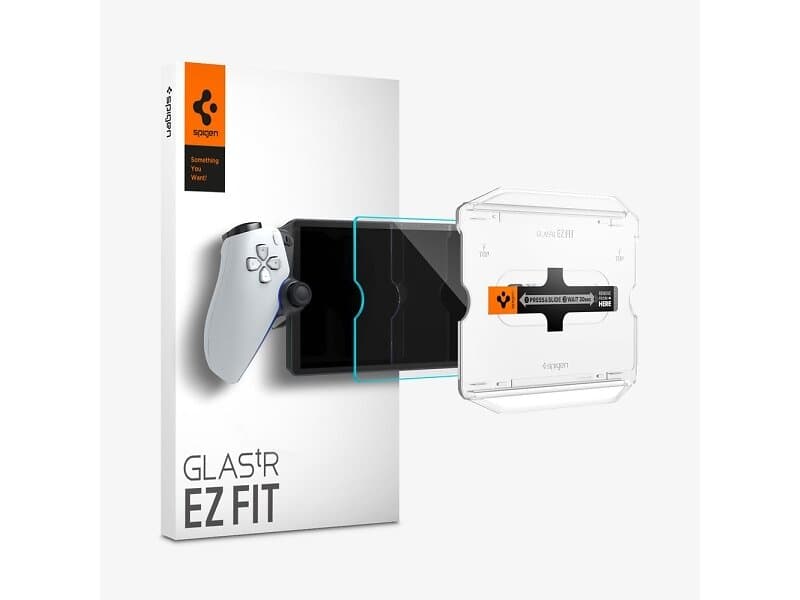 Spigen Glass tR EZ Fit PlayStation Portal Remote Player Accessories for game console PlayStation Portal