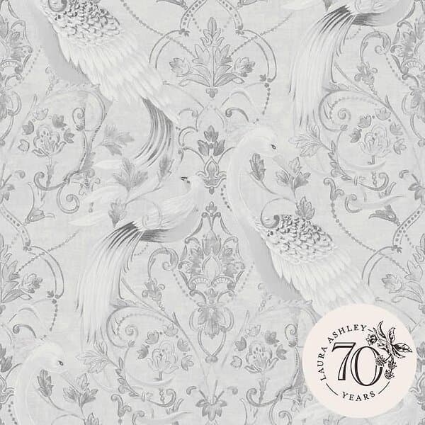Laura Ashley Tapet Tregaron Silver 119868