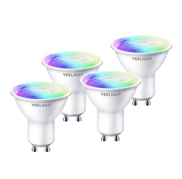 Yeelight Smart Glödlampa LED Bulb GU10 Multicolor 4pcs /pack