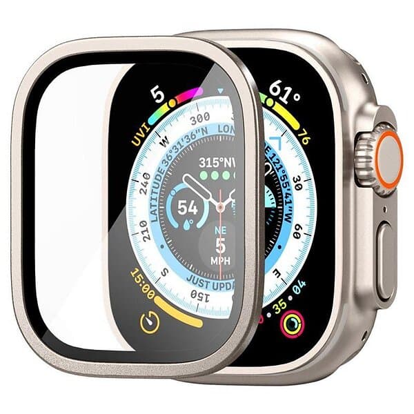 Spigen Glas.Tr Slim Pro Skärmskydd i härdat glas Apple Watch Ultra 49mm Grå