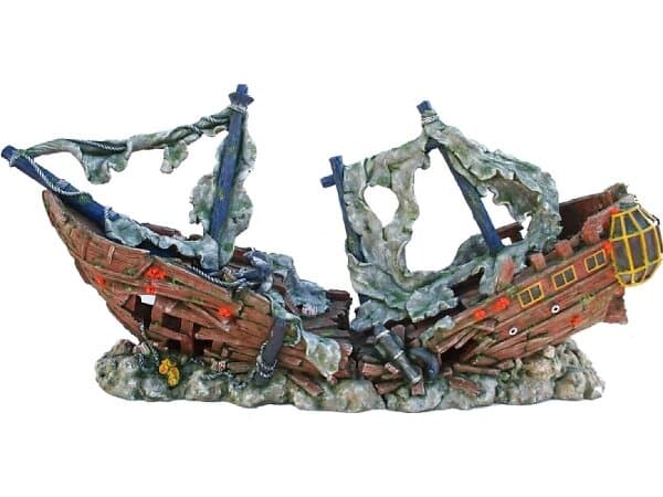 4FISH  Large shipwreck 118x33x56 cm
