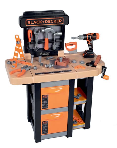 Smoby Black+Decker Bricolo Fällbar Arbetsbänk