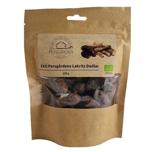 Persgarden Eko Lakritsdadlar 150g