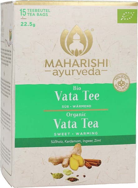 Maharishi Ayurveda Vata te 15 påsar EKO