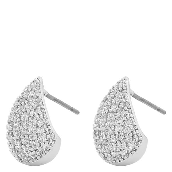 Snö Of Sweden Naomi Drop Earring Silver/Clear