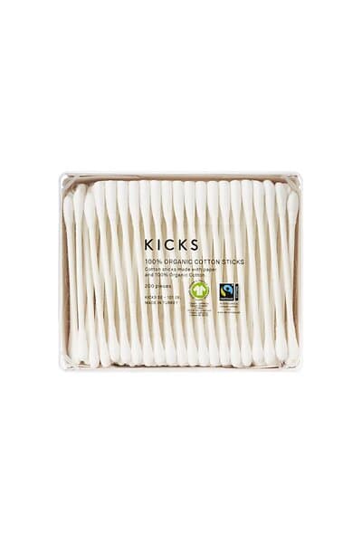 KICKS 100% Organic Cotton Buds 200 pcs