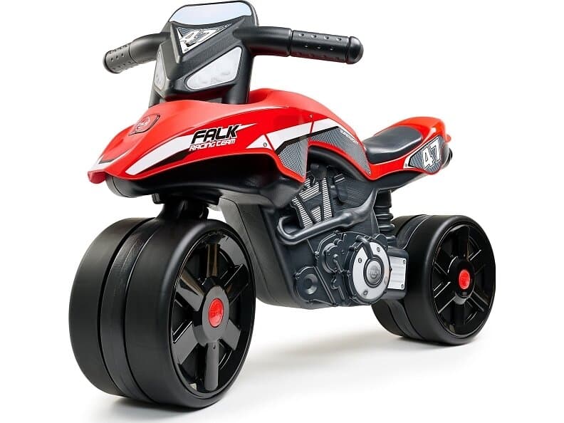 Falk Racing Team Motorcykel Raudona Breda Hjul Från 1 År 