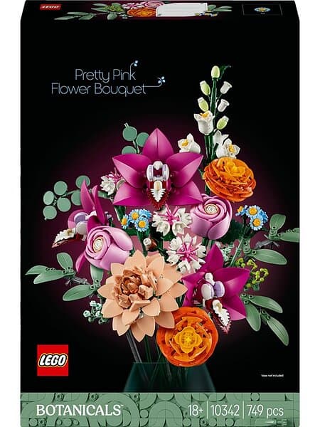 LEGO Botanicals 10342 Pretty Pink Flower Bouquet