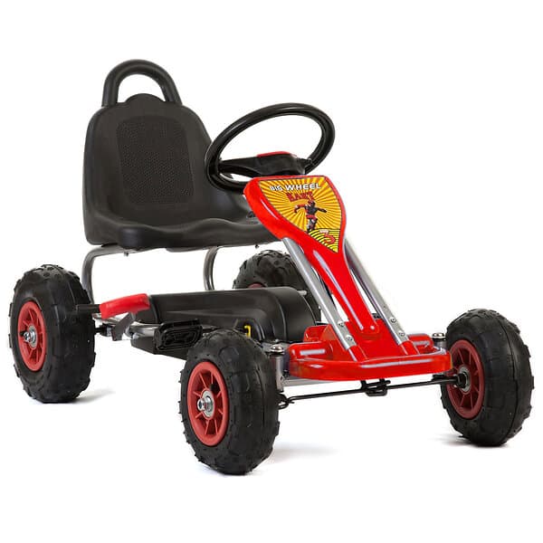 MegaLeg Pedal Gokart Air För Barn 3-5 År, Röd