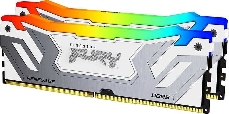 Kingston FURY Renegade White RGB DDR5 CUDIMM 8400MHz 2x24GB (KF584CU40RWAK2-48)