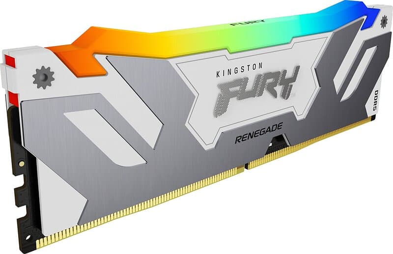 Kingston FURY Renegade Wihte RGB DDR5 CUDIMM 8400MHz 24GB (KF584CU40RWA-24)