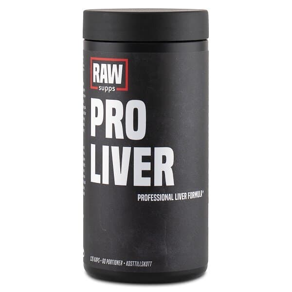 Svenskt Kosttillskott RAW Pro Liver 120 kaps