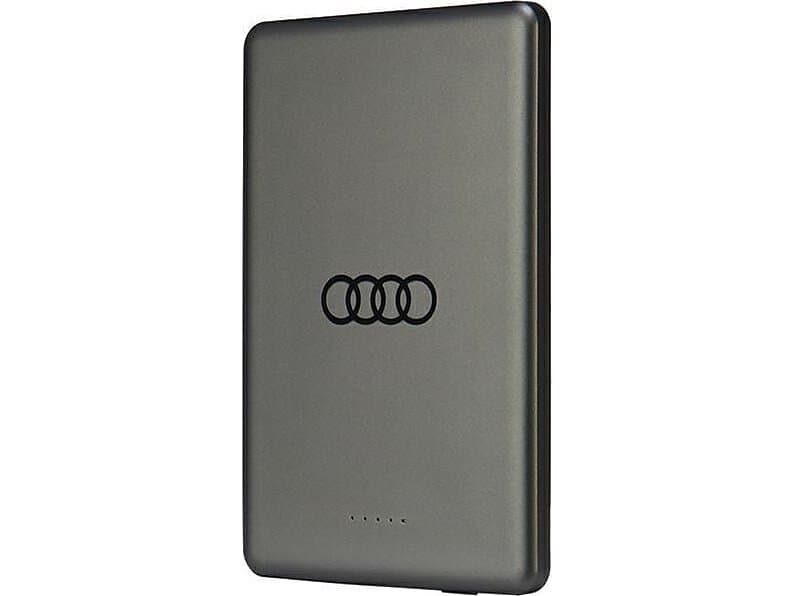 Audi Trådlös Magsafe Powerbank 5000mAh 15W Big Logo