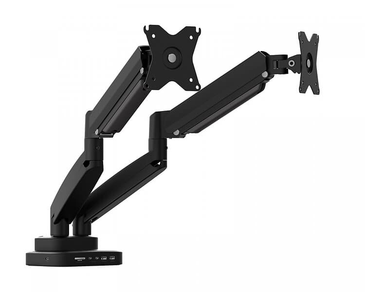 J5Create Ergonomic Dual Monitor Mount 10-in-1 Dock Skärmstativ 2 Skärmar