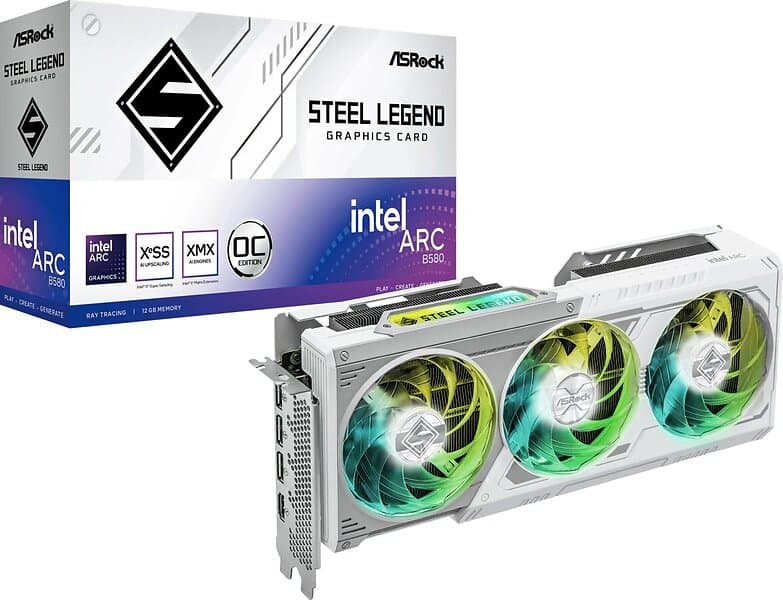 ASRock ARC B580 Steel Legend OC HDMI 3xDP 12GB