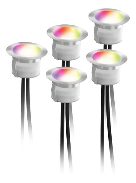 Deltaco Smart Spotlights för Trall 5 Lampor RGB Extralampor