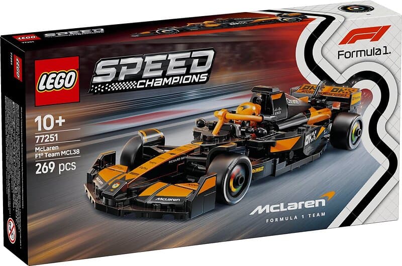 LEGO Speed Champions 77251 McLaren F1 Team MCL38 racerbil