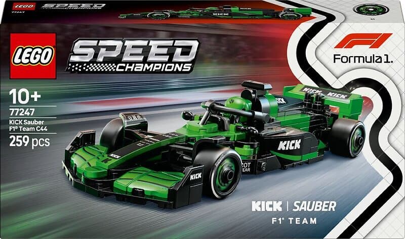 LEGO Speed Champions 77247 KICK Sauber F1 Team C44 racerbil