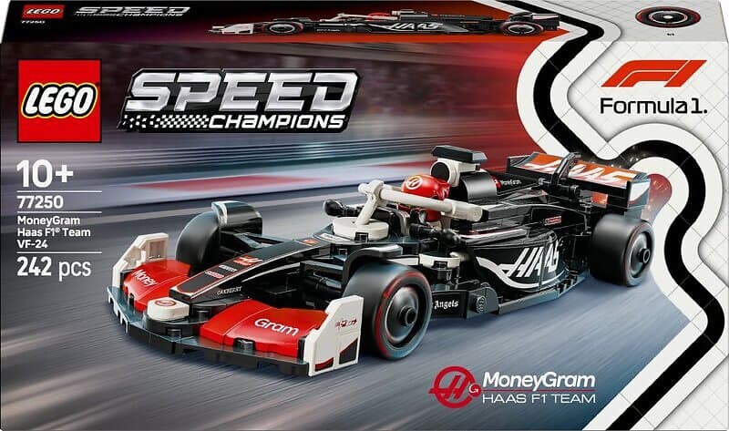 LEGO Speed Champions 77250 MoneyGram Haas F1 Team VF-24 racerbil
