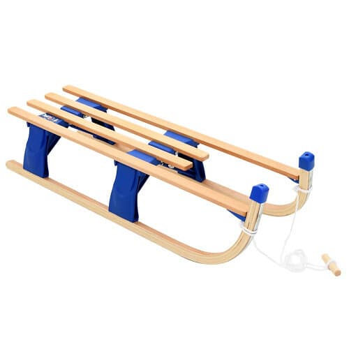 vidaXL Hopfällbar kälke trä 110cm