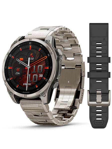 Garmin Fēnix 8 Sapphire Amoled Titanium 47mm Titanium Bracelet