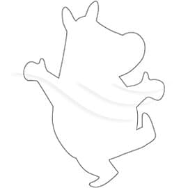 Mumin Pepparkaksform M