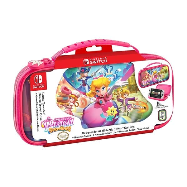 Nintendo Princess Peach Showtime Deluxe Travel Case