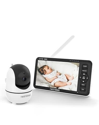 Twistshake Babymonitor Med Kamera 5,5" 1080p Full Hd