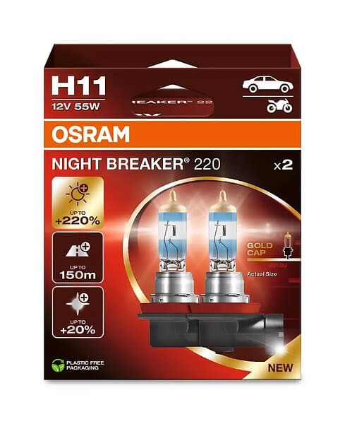 Osram Night Breaker 220 - H11 Billampor