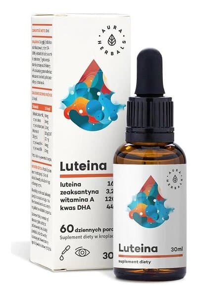 Aura Herbals Lutein Vitamin A Dha Zeaxanthin 30ml