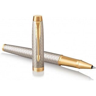 Parker Im Premium Warm Silver Rollerballpenna