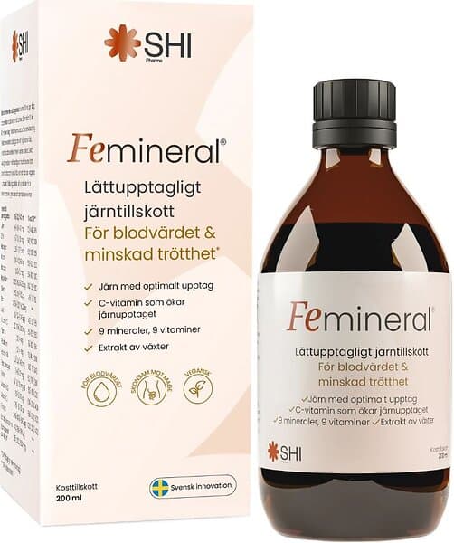 Femineral Järn- Och Mineraltillskott 200ml