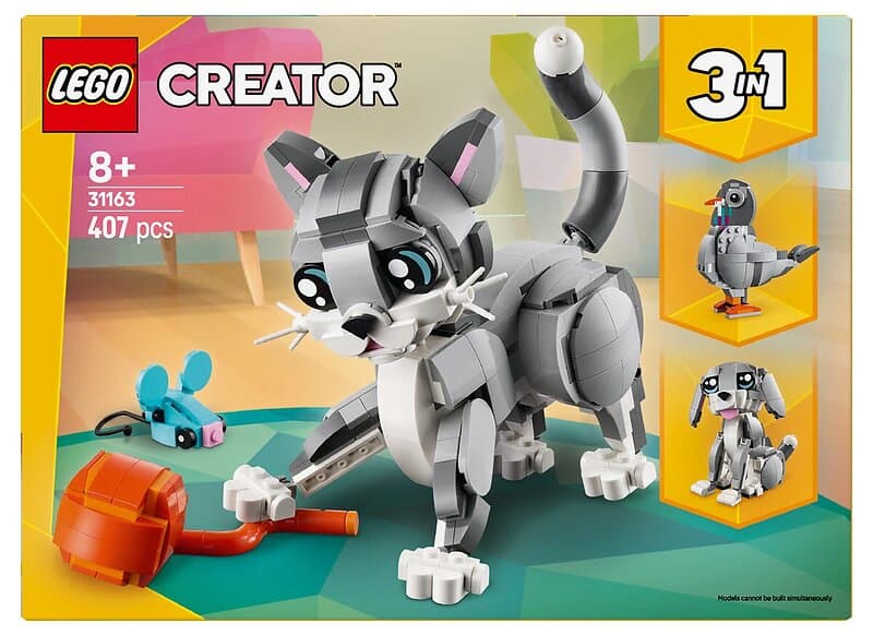 LEGO Creator 31163 Gray Cat
