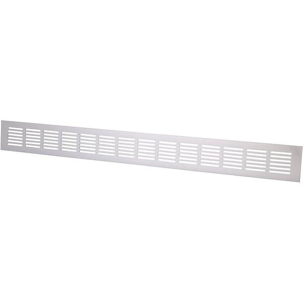 Flexit OVERSTRØMNINGSRIST 600X60MM MATT ALUMINIUM