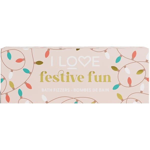 I Love... Special Moments Festive Fun Bath Bomb doft Cinnamon, Pumpkin Spice, Gingerbread 3x150g