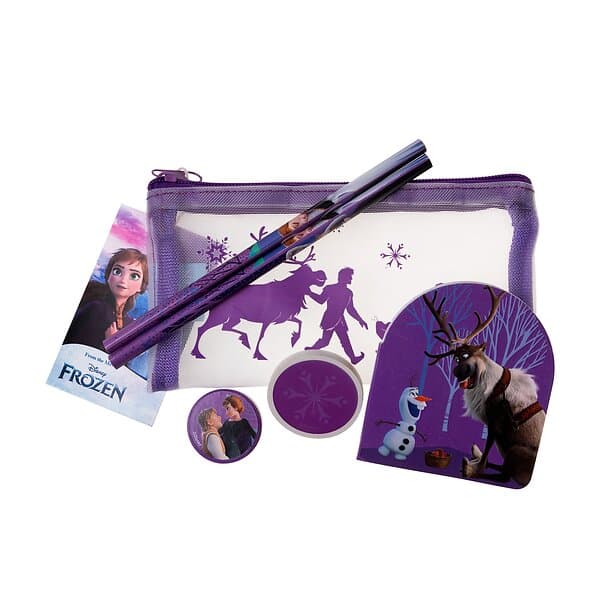 Disney Frozen Pennfack med Skrivset, Lila