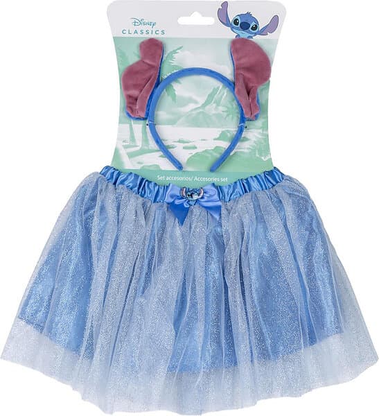 Disney Stitch Kjol & Diadem Utklädnad