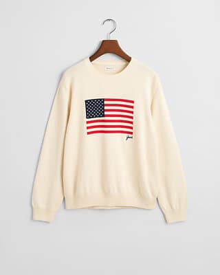 Gant Flag Knit C-Neck (Junior)