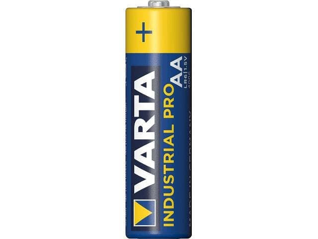 Varta 4-st Alkaliskt Batteri R6 (AA) Industrial Pro