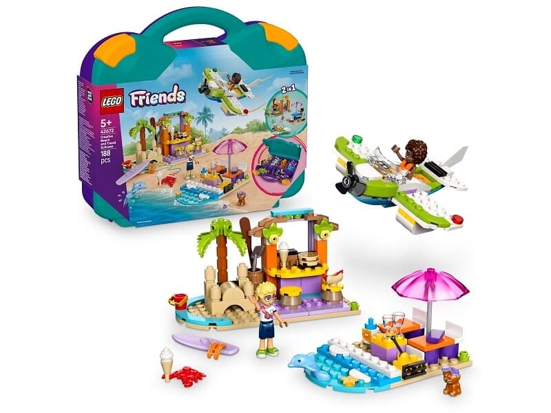 LEGO Friends 42672 Creative Beach and Travel Suitcase